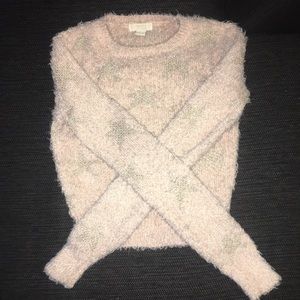Light pink star sweater